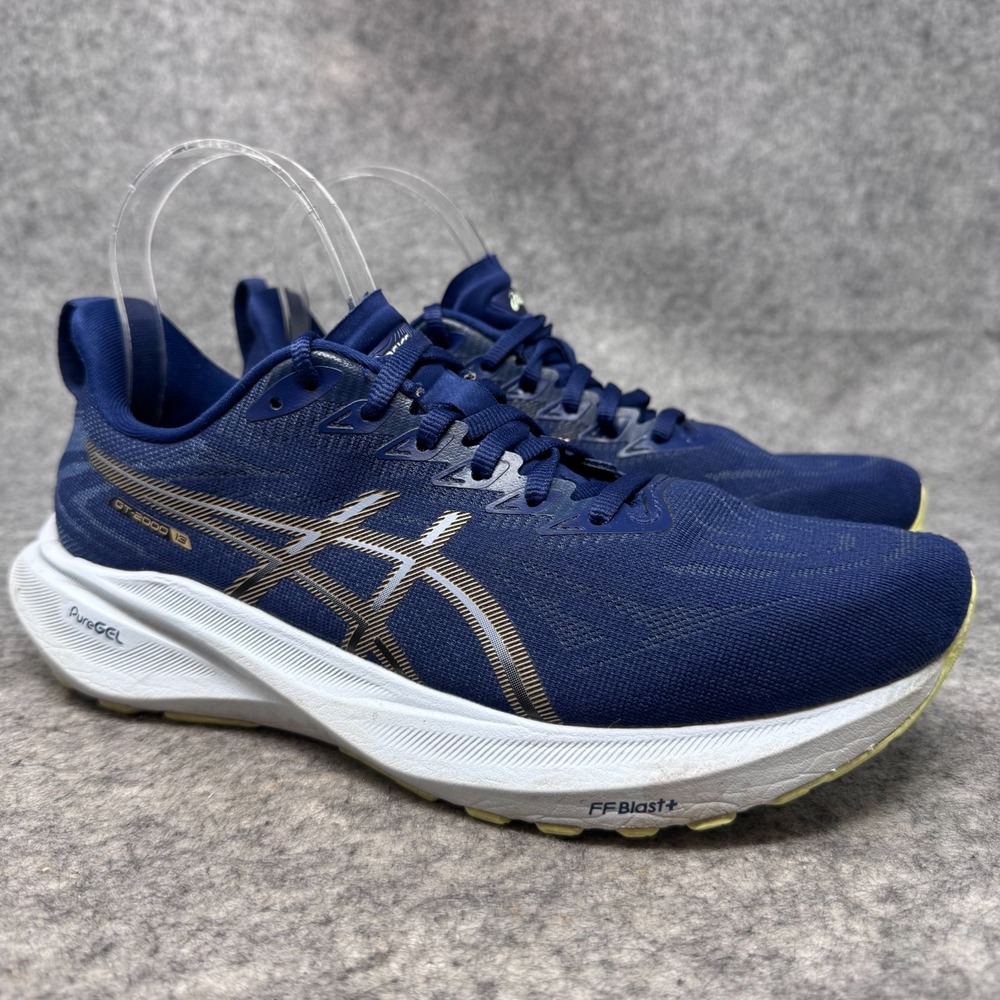 ASICS GEL-Gt 2000 13 Running Shoes Mens Size 8.5 Navy Blue